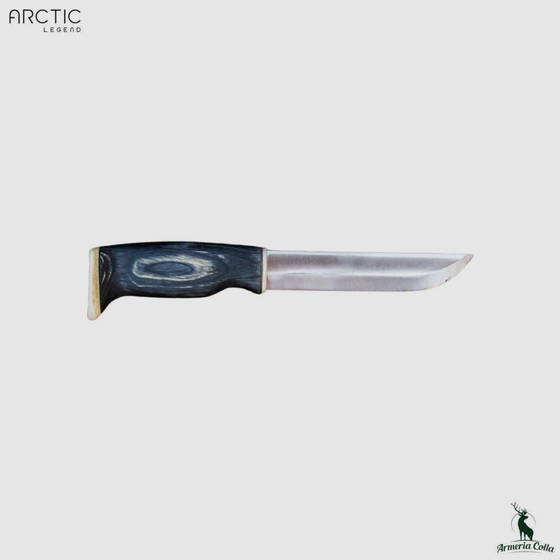 Arctic Legend Messer mod. Bear Lama SS 14,5 cm imp. Schwarzholz, Bild 1 von 2