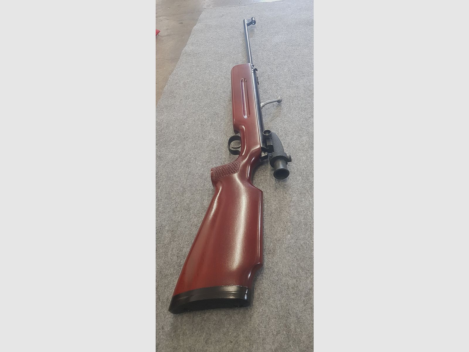 Q1 Schräger Korntunnel Halter Haenel Mod. 311  mit Feinabzug und Diopter Durchlader cal. 4,5mm Diabolo