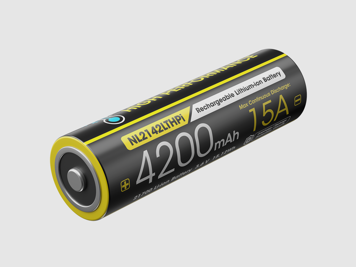 Nitecore Li-ion battery type 21700 - 4200 mAh LTHPi, low temperature, image 1 of 12