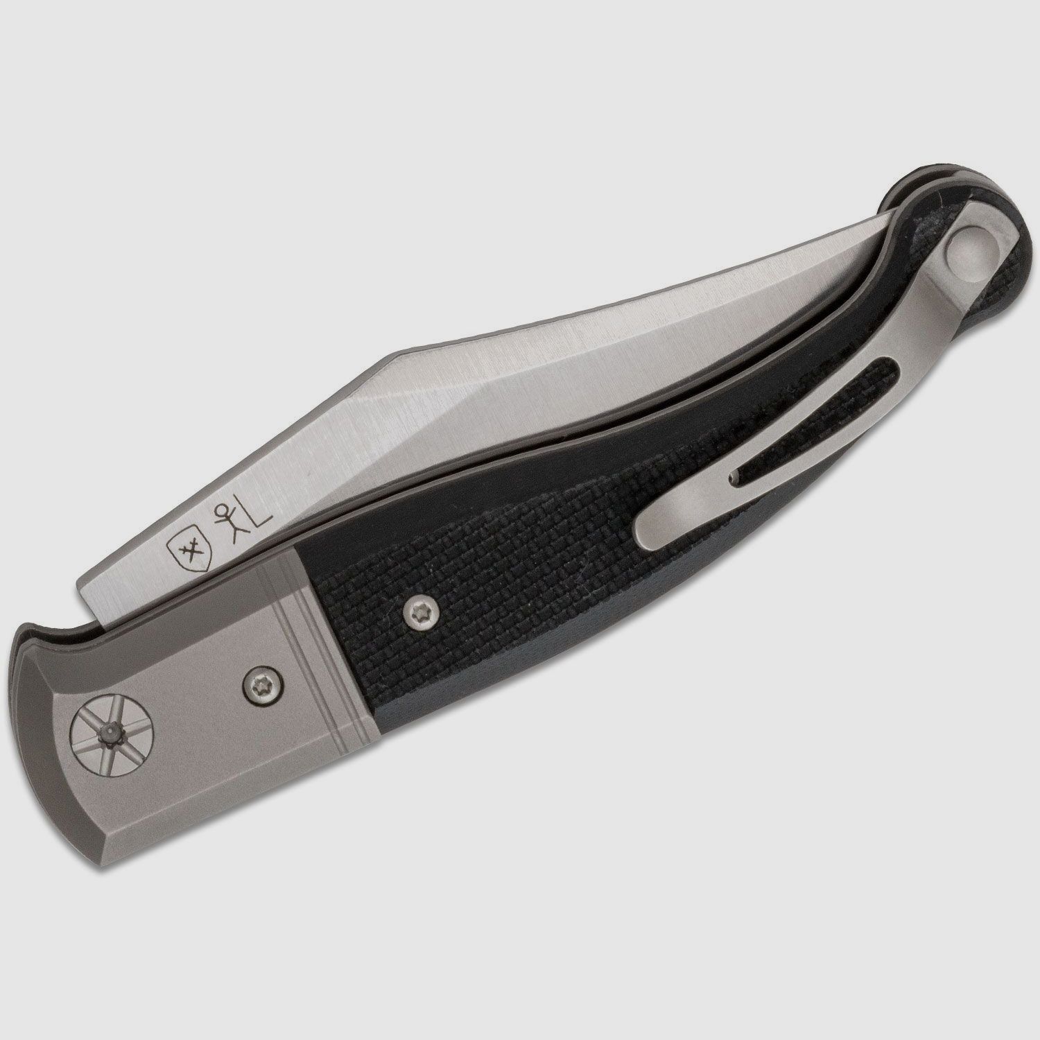Gitano GT01 GBK, Niolox Clip Point-Klinge, schwarzer G10-Griff | 97324