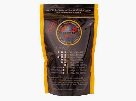 GSG Bioval Bio BB's billes Airsoft 0,30 g - 3.300 pcs.
