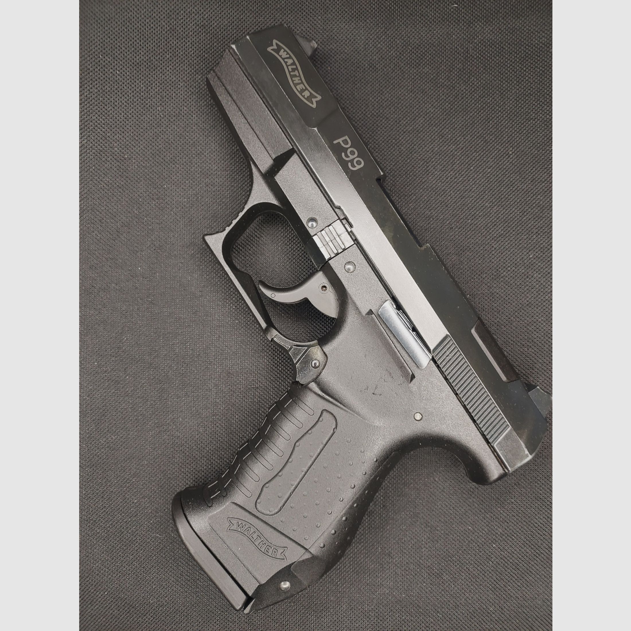 Walther P99 Schreckschuss Pistool 9mm P.A.K. (PTB 762) P 99 met Coptex Holster