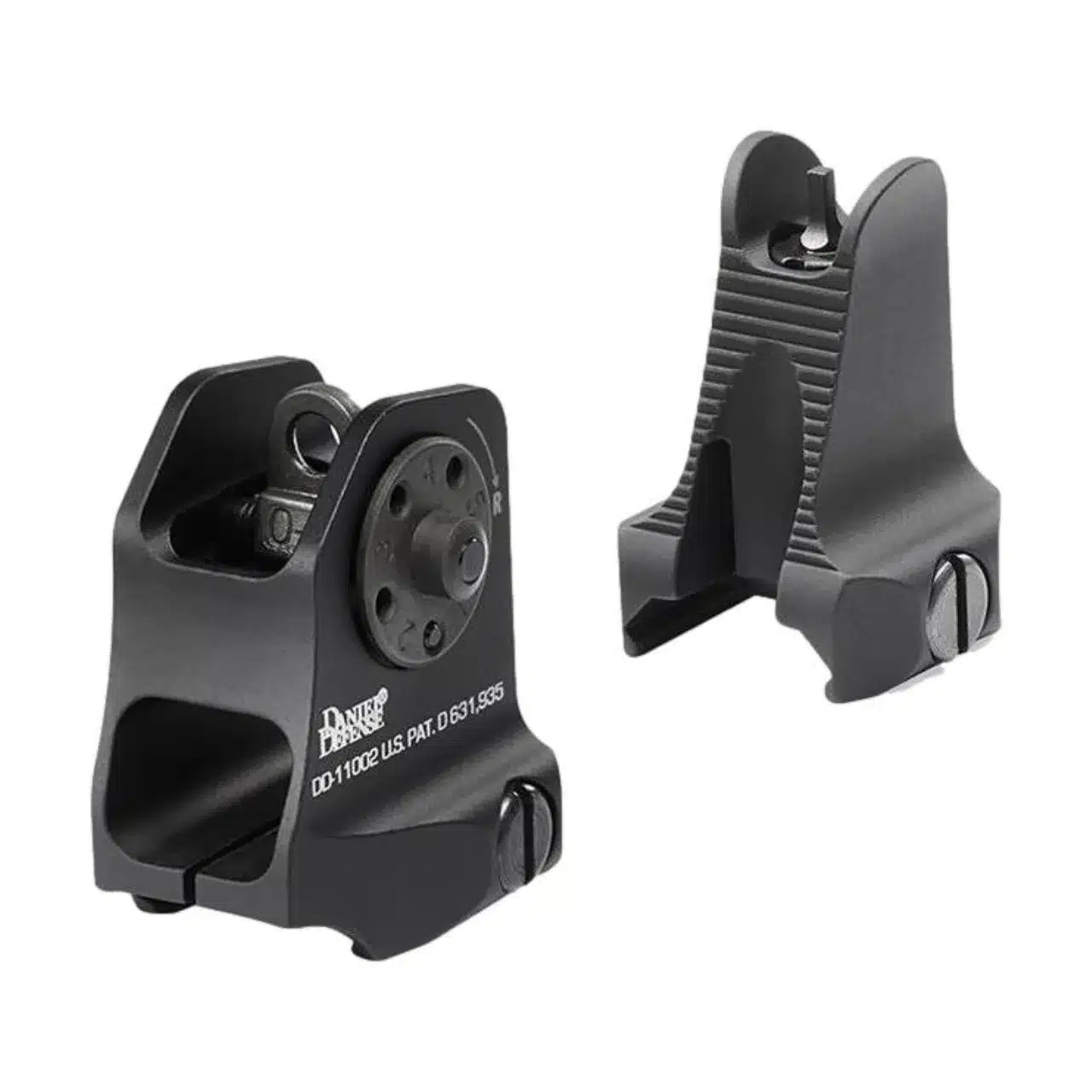 Daniel Defense Iron Sight Set verstellbar – Picatinny – schwarz, Bild 1 von 5