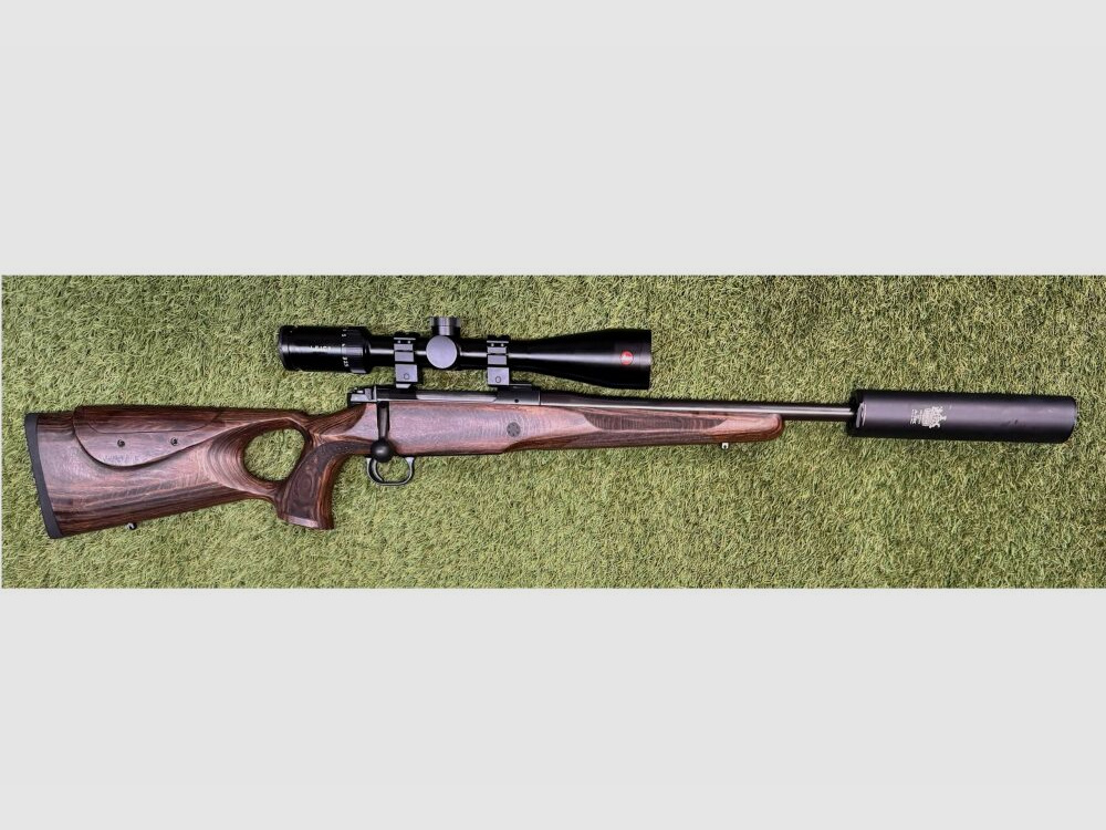 Mauser 12 Max pacchetto completo con Leica Amplus 2,5-15x50 .308Win