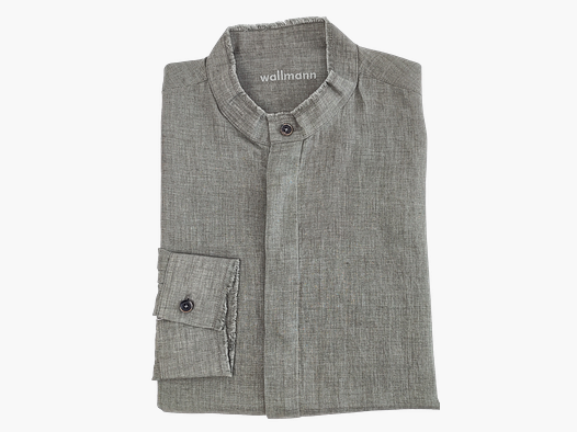 WALLMAN Camicia di Lino Oliva