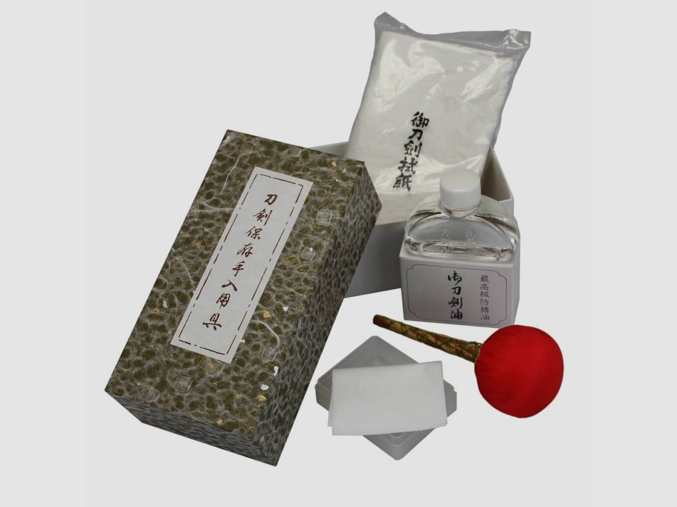 Sword care set from Japan
