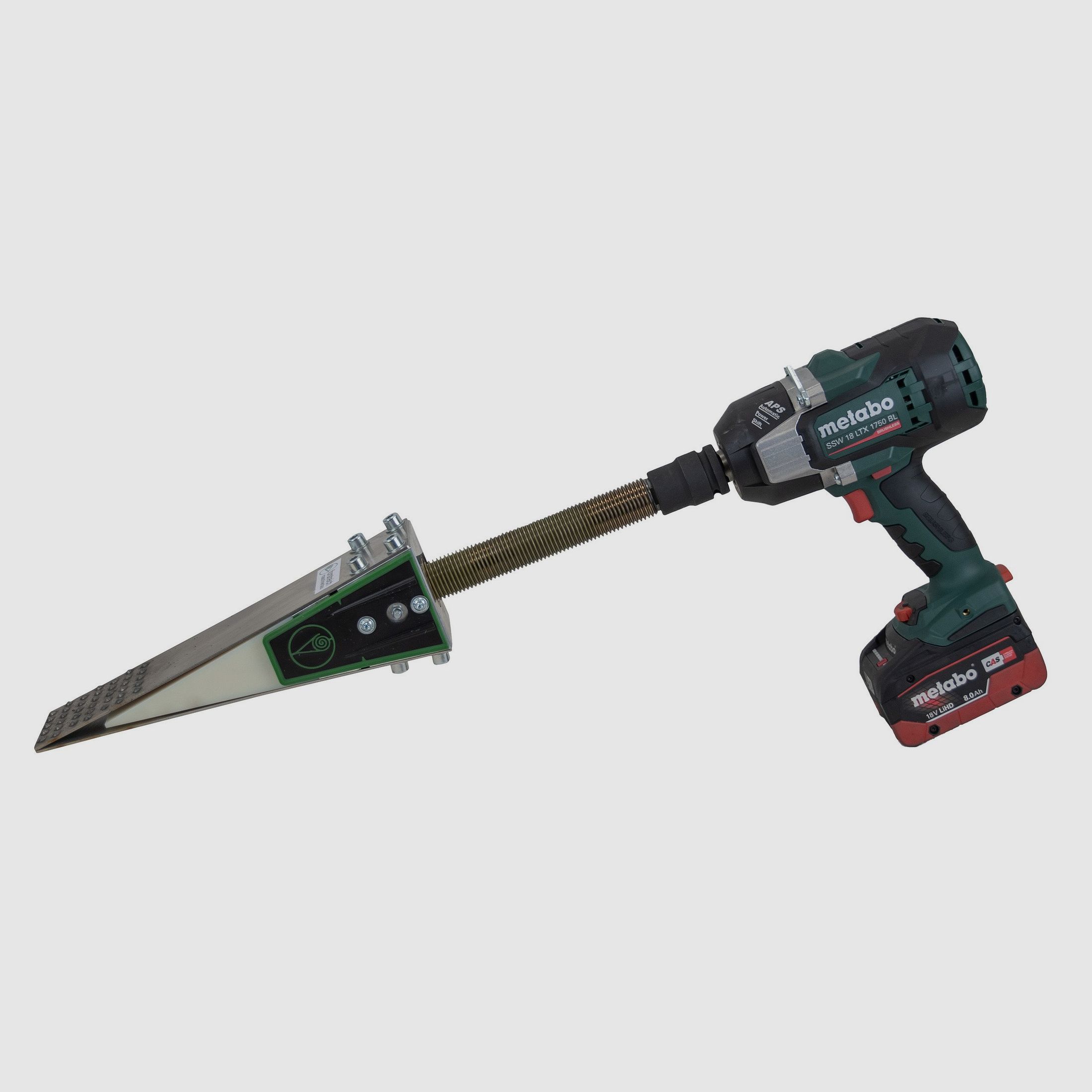 Forstreich Fllkeil-Set TR 30 AQ mit Schlagschrauber Metabo SSW 18 LTX 1750 BL, 2 Akkus 8,0 Ah und Ladegert ASC 290