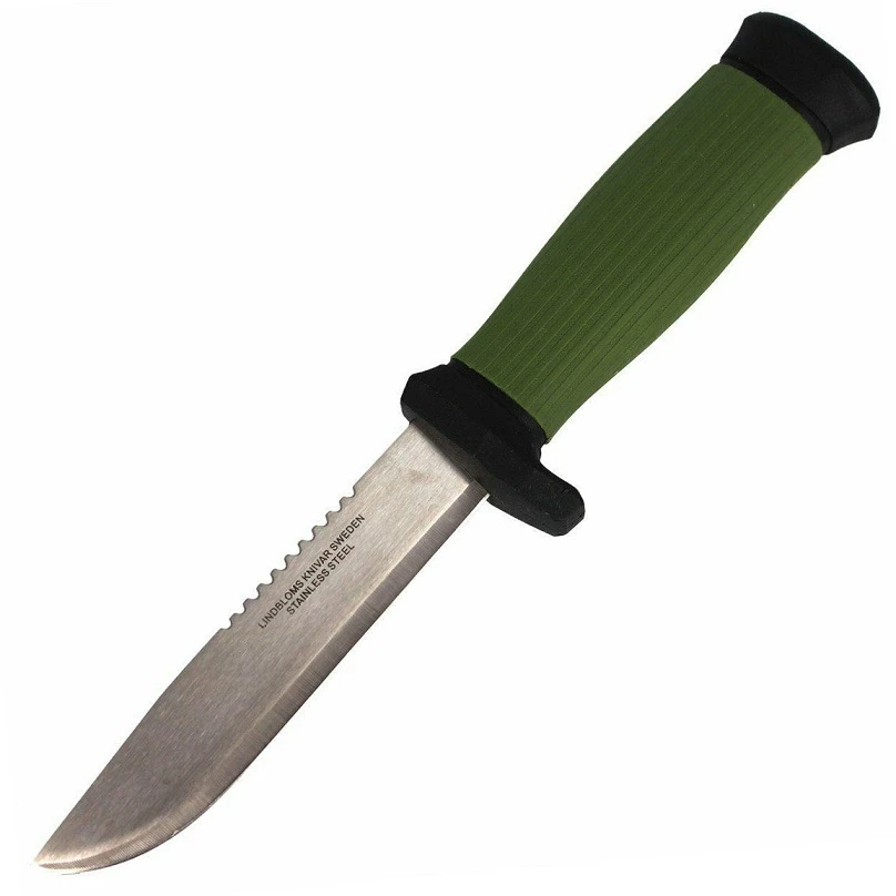 Lindbloms Hunting Olive 4000 Jagd- und Angelmesser