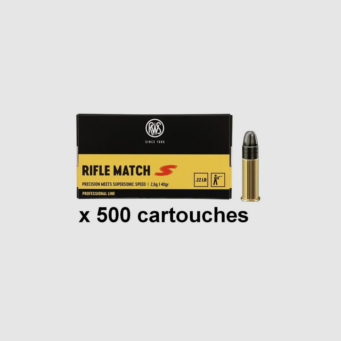 RWS Gewehr Match Supersonic Kal.22lr Professionnal Line /500, Bild 1 von 3