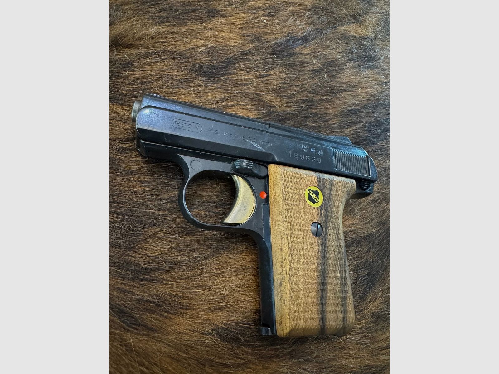 Pistol Reck P8, caliber 6.35 mm Browning (.25 ACP), pocket pistol / vest pocket pistol