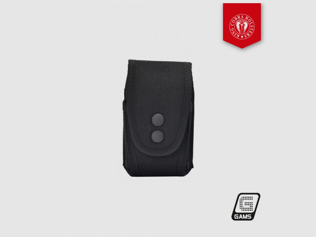 Holster für Handschellen aus Cordura mit doppelter Höhe und Druckknopf, Bild 1 von 5