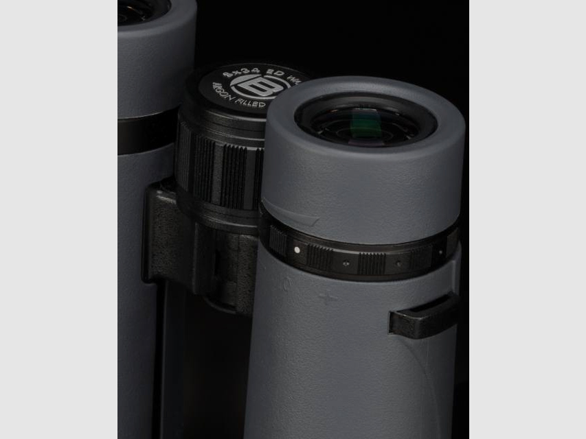 BRESSER 1721035 Pirsch ED 10x34 binoculars phase coating with case and strap