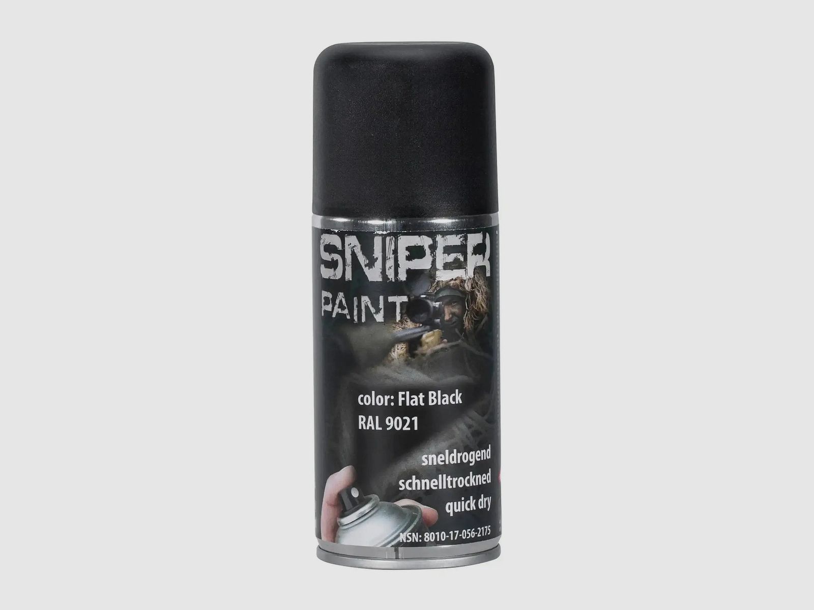 Fosco Fosco Farba Spray Pudełko Armia 150 ml - Czarny