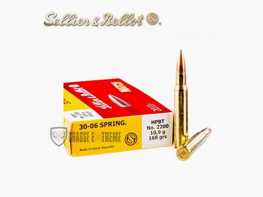 20 Munitions S&B cal 30-06 Spring 168gr HPBT