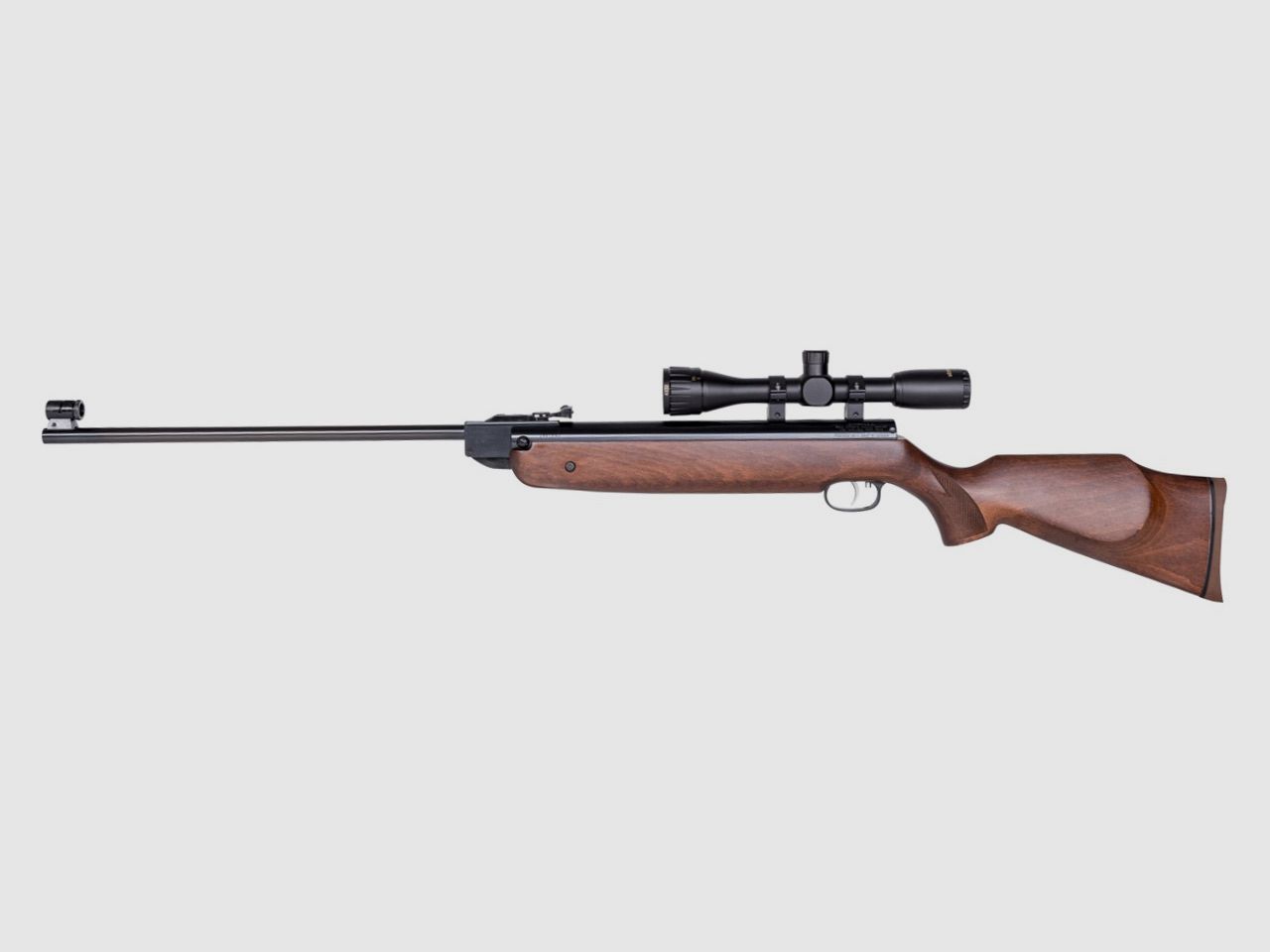 Knicklauf Luftgewehr Weihrauch HW 80 Buchenholzschaft glatt Kaliber 4,5 mm (P18)
