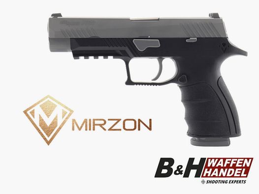 MIRZON Griffstück / Griffmodul Enhanced Black für Sig Sauer P320 Pistole