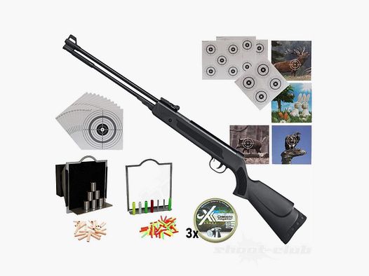 German Sport Gun GSG WF600P LG Sottopressione 4,5mm Diabolo SuperTarget Set