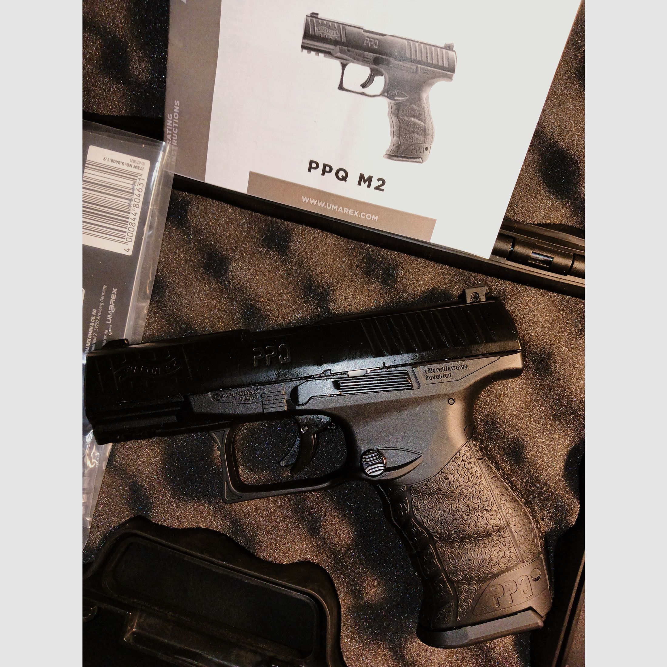 Umarex Walther PPQ M2 CO2 4,5mm Diabolos 21 Schuss Kettenmagazin TOP, Bild 2 von 15