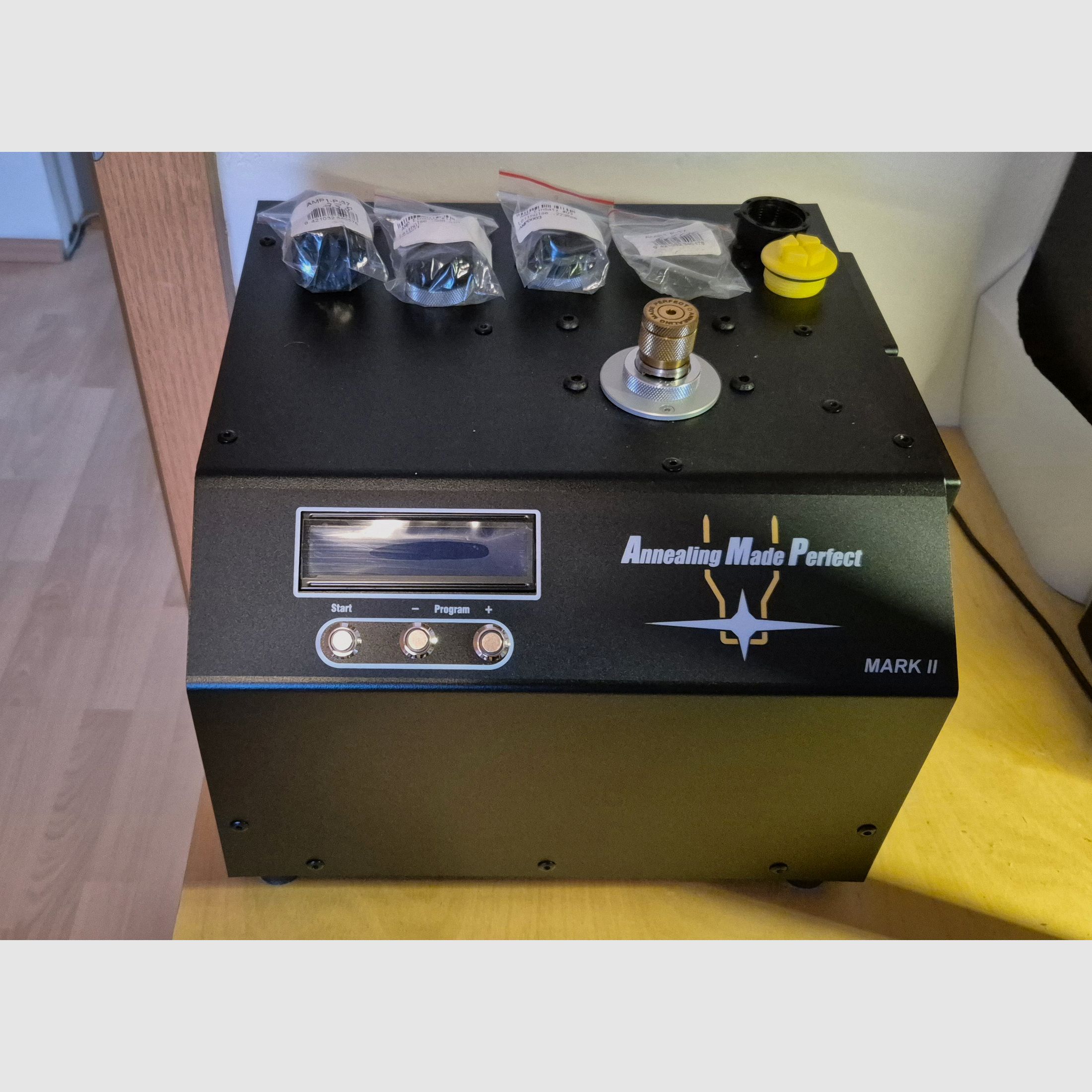 Appareil de chauffage AMP Annealing Made Perfect MK II avec insert de douille 338, 308 Win, 223 Rem, 6,5 Creedmoor