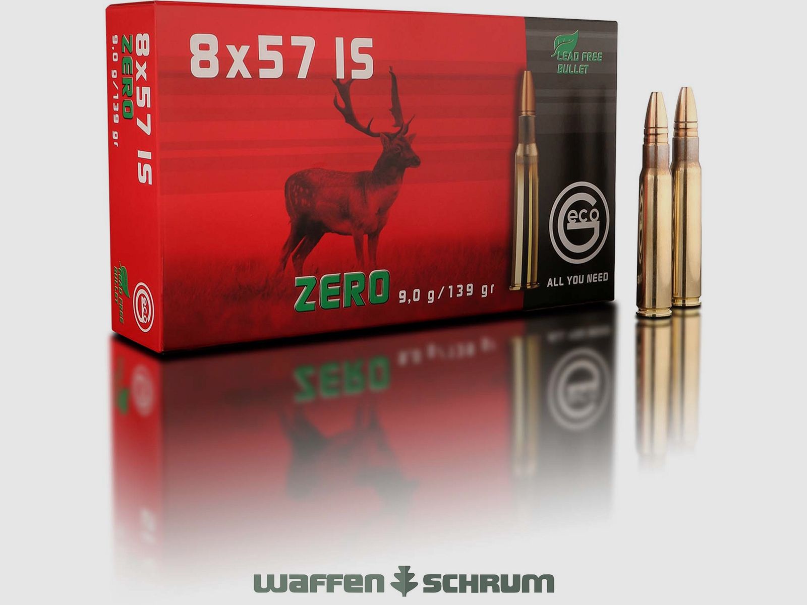 Geco 8x57JS Zero 9,0g - 139gr