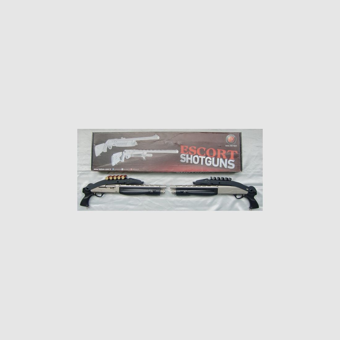 KURZ & GIFTIG: HALBAUTOM. FLINTE ESCORT "AUTO DEFEND" VERNICKELT, KAL. 12/76, ÜBERKLAPPSCHAFT, NEU!!