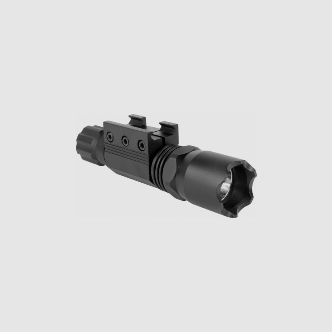taktische Lampe mit 160 Lumen und Montage für 21mm Picatinny-Schiene mit Schalterkabel und CR123A-Batterien, Bild 2 von 3