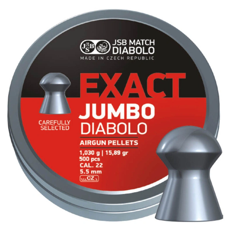 JSB Exact Diabolo Jumbo 5,51mm .22 15.89grain (500st)