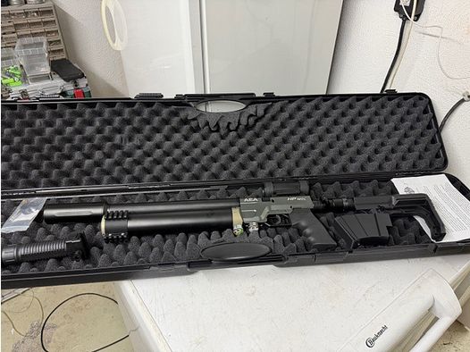 AEA Airguns HP Max MK I in AK 47 Optik Cal. 3,57.   9mm neuwertig 