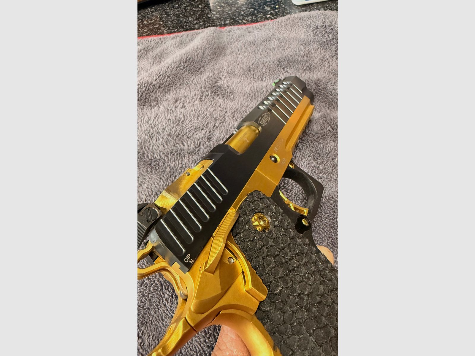 IPSC Standard optics STI 2011 HPS Range Master 5.4“ 9mm Luger with front cut, Picatinny rail, weapon is optic ready not CZ Shadow, Infinity, KMR, Sig Sauer, Walther, Beretta