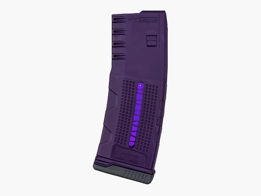 Magazynek AR15 / AR18 Polimer 30 Naboi, G2 Enhanced Violet KM-249 - IMI / Kobold Customs