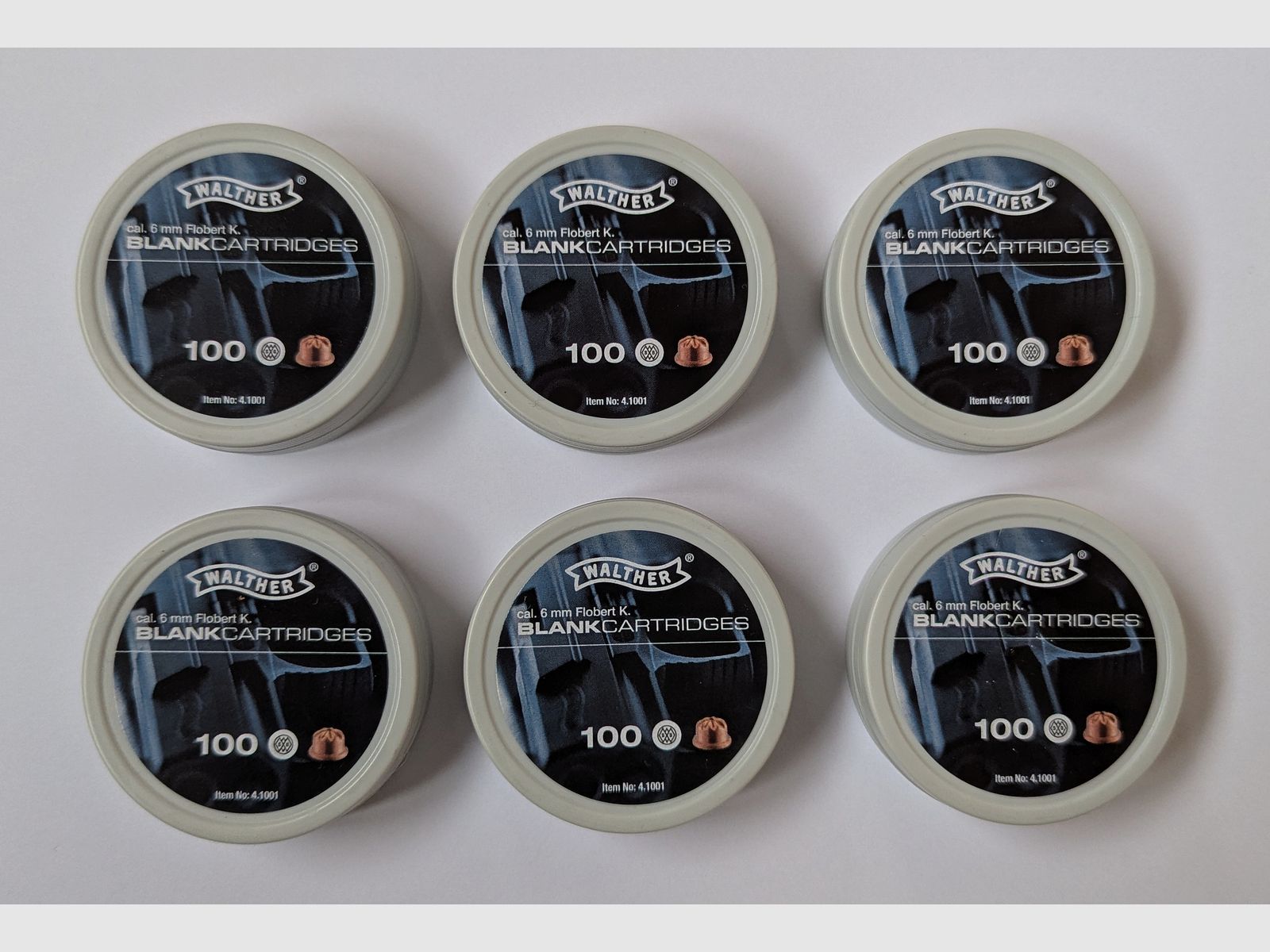 Walther Platzpatronen Kaliber 6 mm Flobert