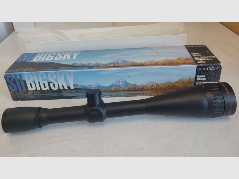 Sightron SII Big Sky 24x44 Benchrest Zielfernrohr. 25,4 mm Mittelrohrdurchmesser 1/8 Klicks 