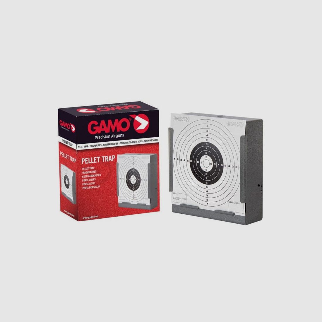 Gamo Scheibenkasten flach 14x14 cm