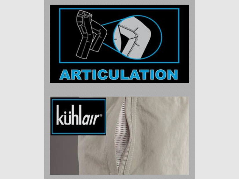 Kühl Kontra Air Pant 34/32 Gun Metal