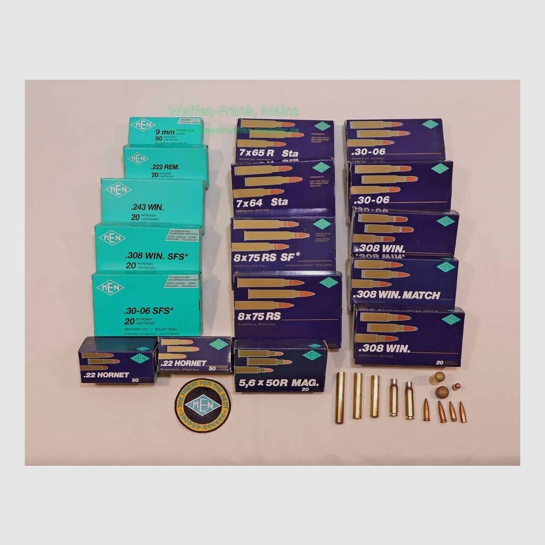 MEN-Metallwerke Elisenhütte Dekomaterial Munition