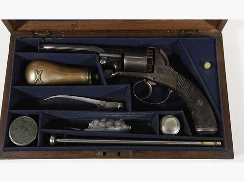 Originaler Perkussionsrevolver R. Jones Liverpool im Kasten  Artikel 15856