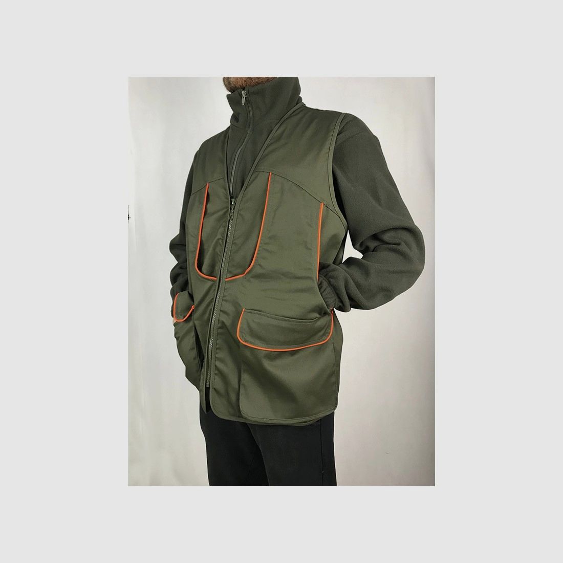 SAFARI GILET RR30 VERDE, immagine 2 di 3