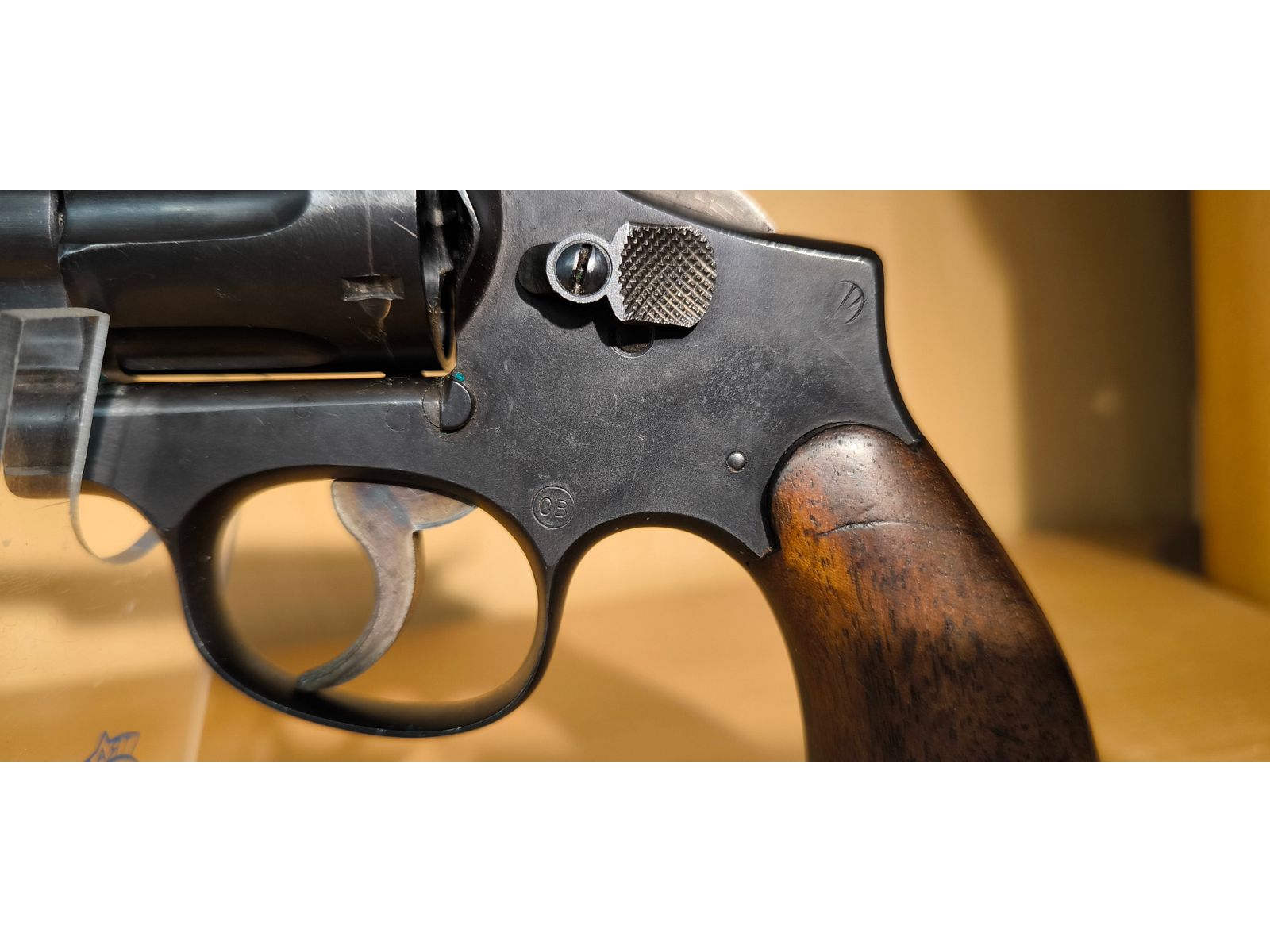 Smith &Weeson Rarität! Militärischer .38  Special Revolver mit 5 Zoll Lauf 