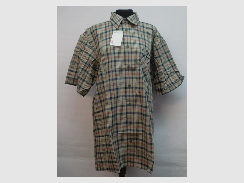 Parforce de 1/2 manga a cuadros - talla 39 1 bolsillo en el pecho