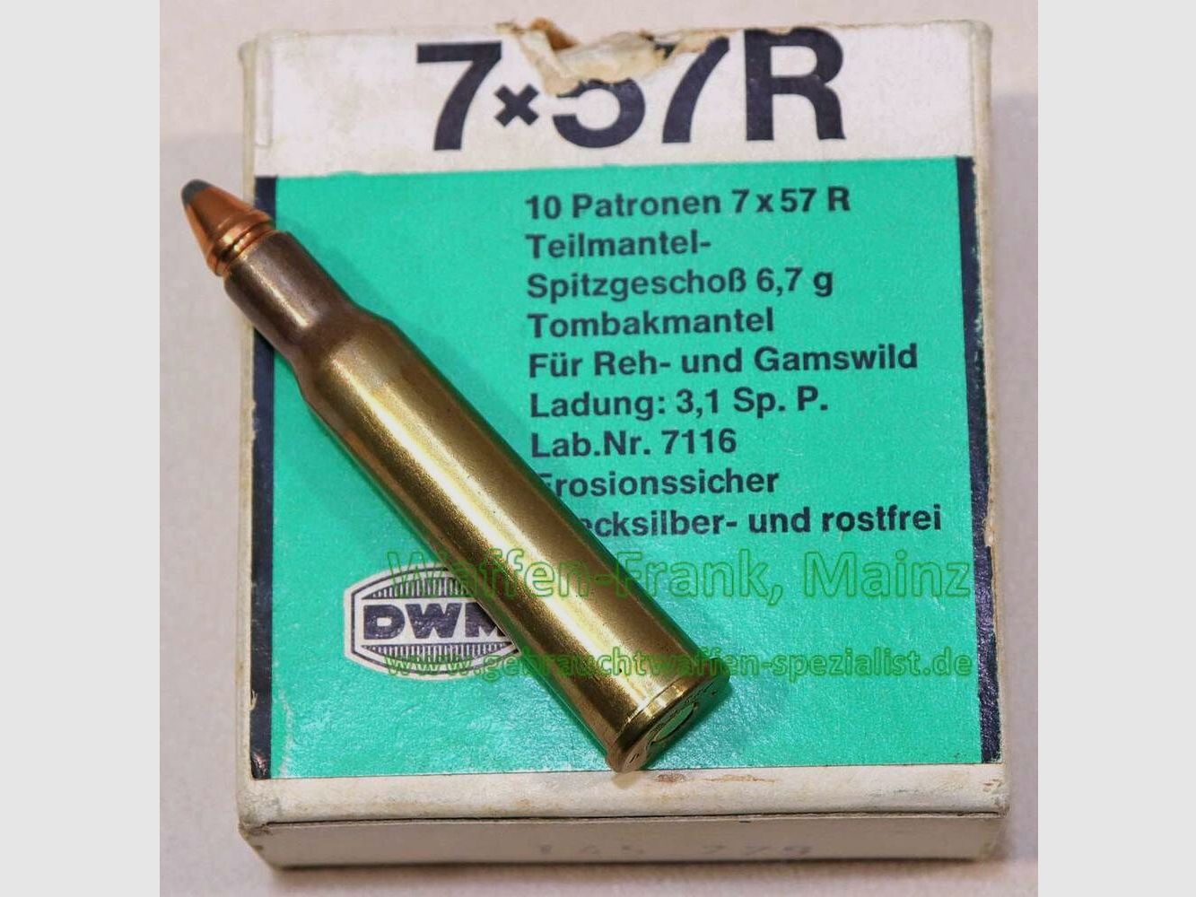 DWM, Karlsruhe Büchsenpatronen 7x57R