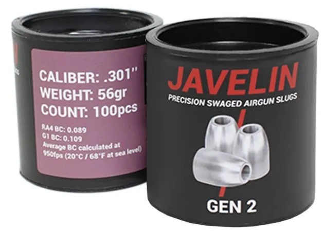 Slugs Javelin Gen 2 7.62mm. 56 grain (.301)