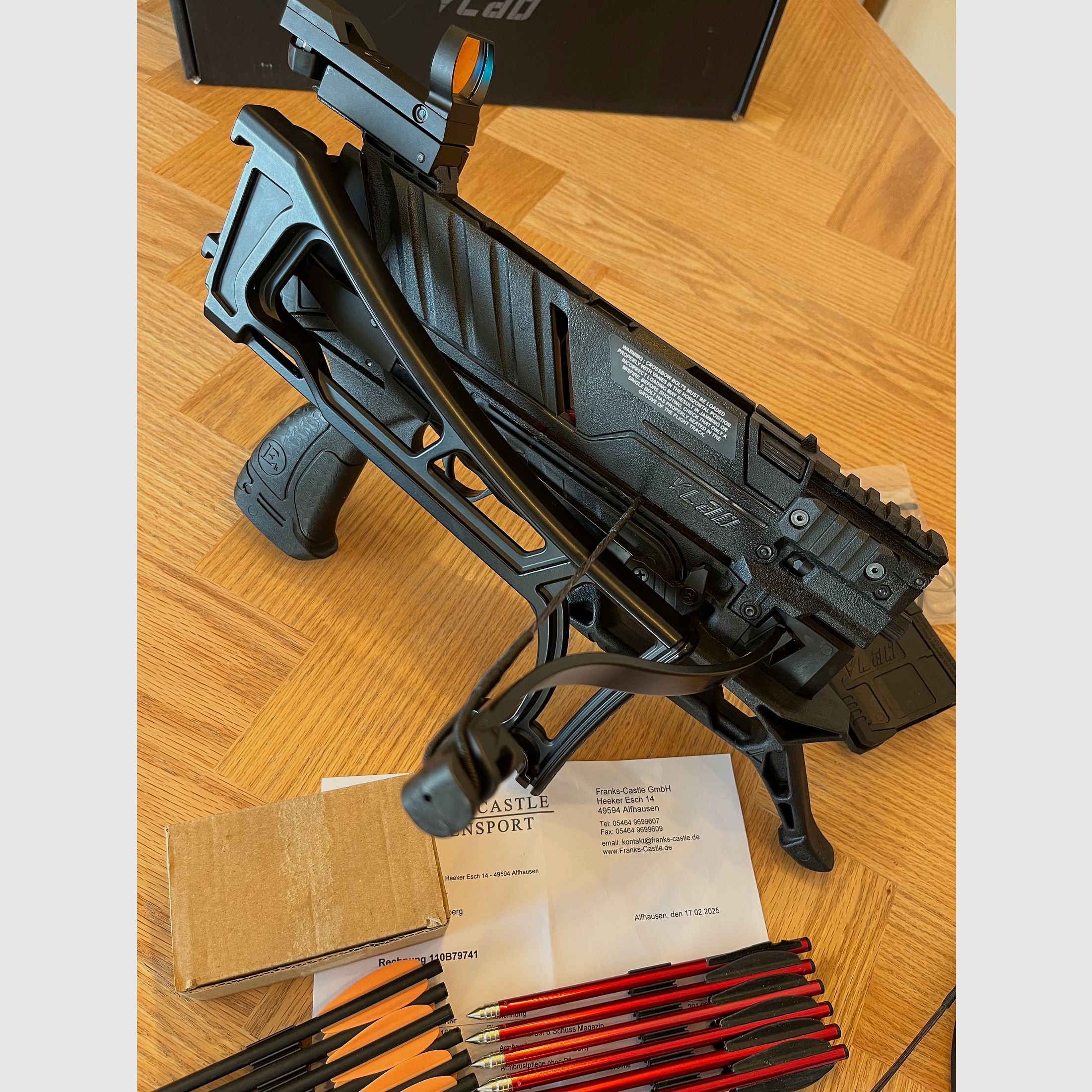 EK Archery VLAD Set mit OVP und Rechnung