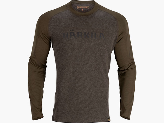 Härkila Metso Langarmshirt Herren Willow green - 4XL