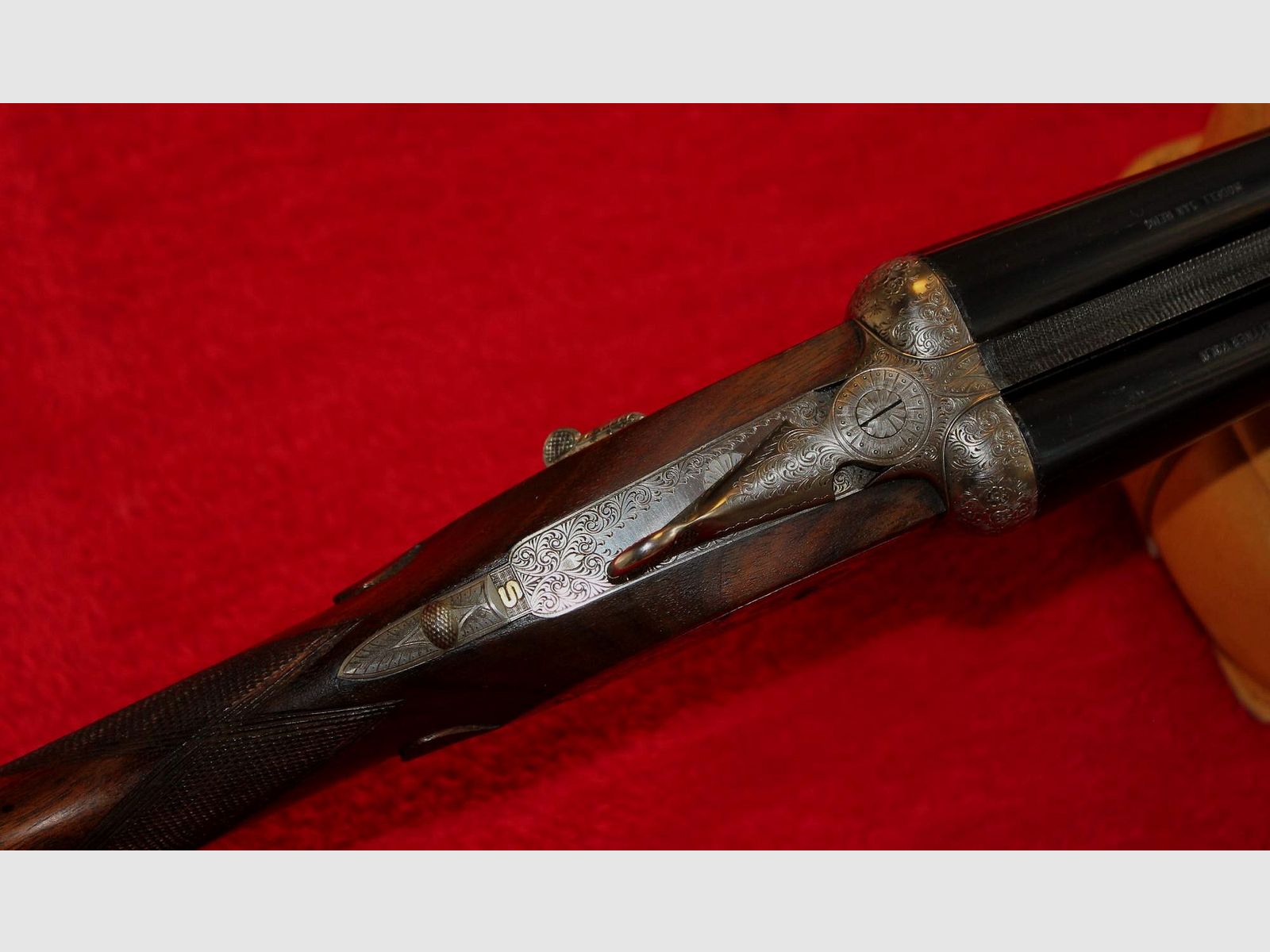 Elegante Seitenschlossflinte der Firma Grulla,  Mod. San Remo