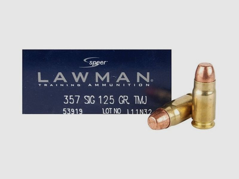 Speer Lawman .357 Sig 125GR TMJ FN 50 Patronen