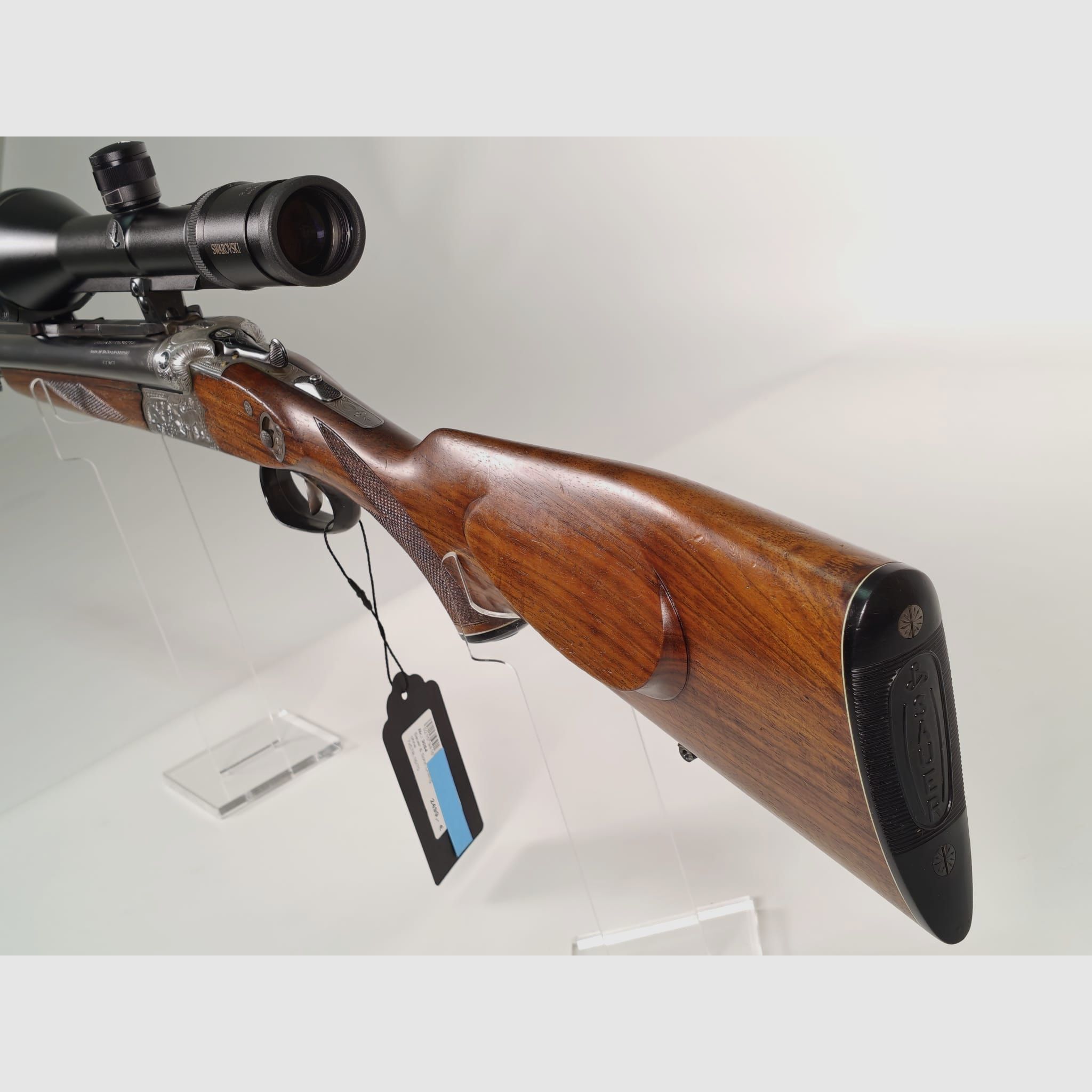 Sauer & Sohn Drilling 7x57 R / 16/70 z lufą wymienną .22 Hornet i Swarovski Habicht 2,5–10x56, zdjęcie 9 z 9