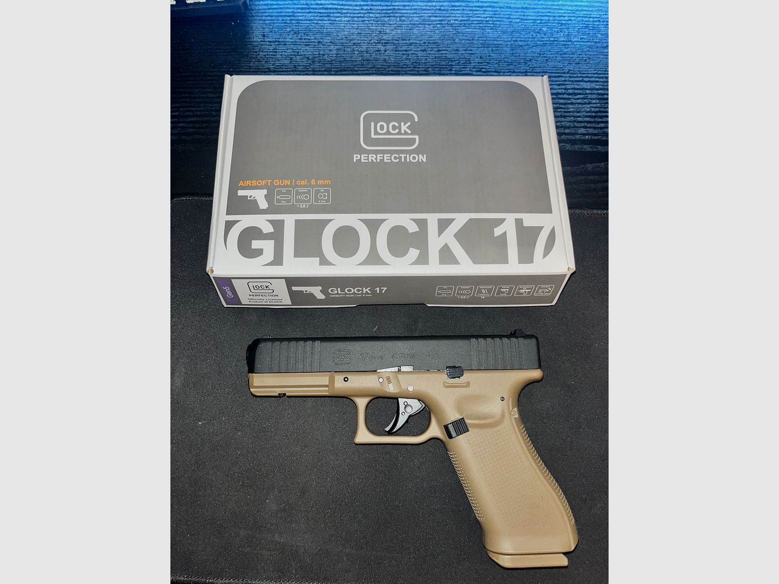 Glock 17 Gen5 blk-coy co2 6mm bb Airsoft 