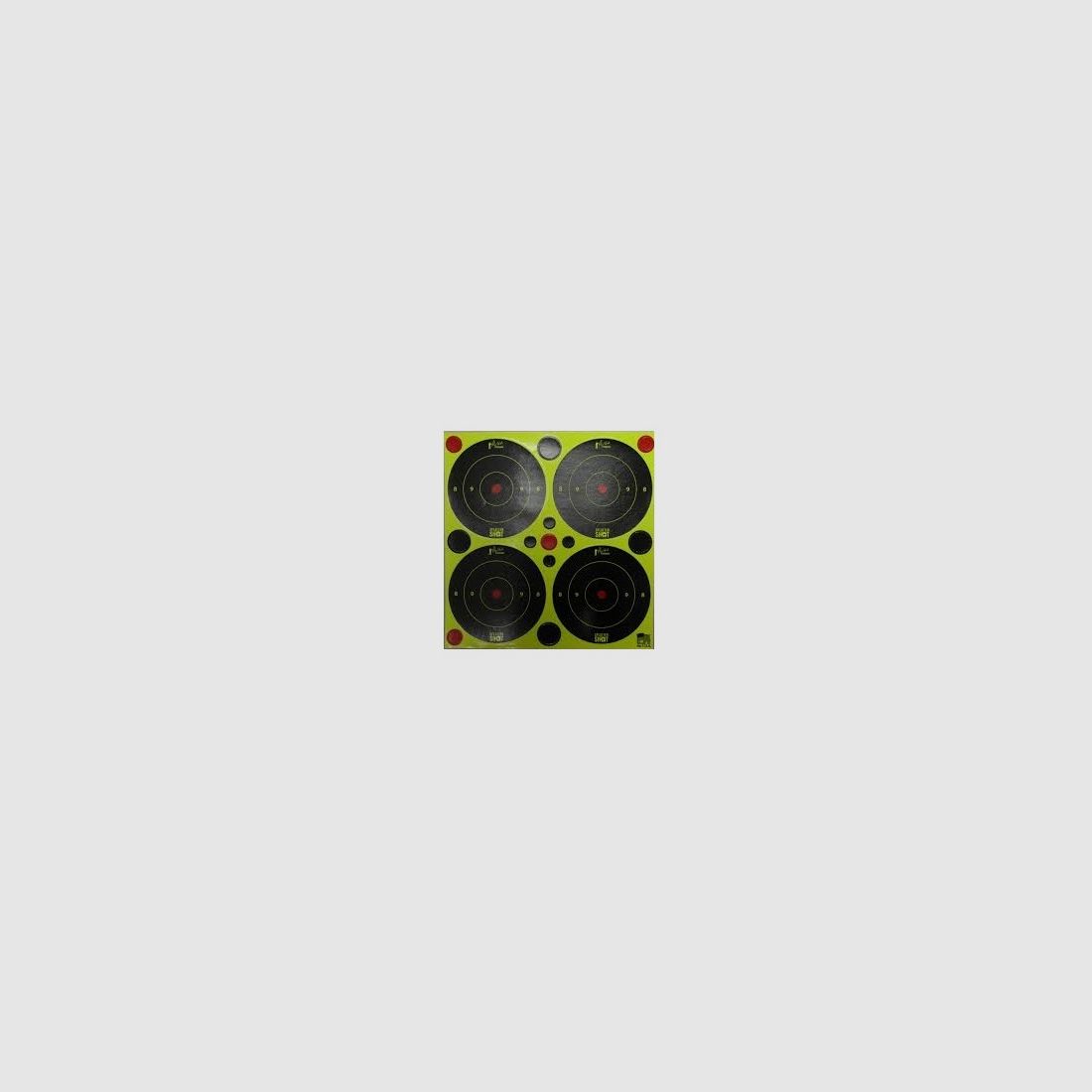 48 Bullseye targets green 7.6cm