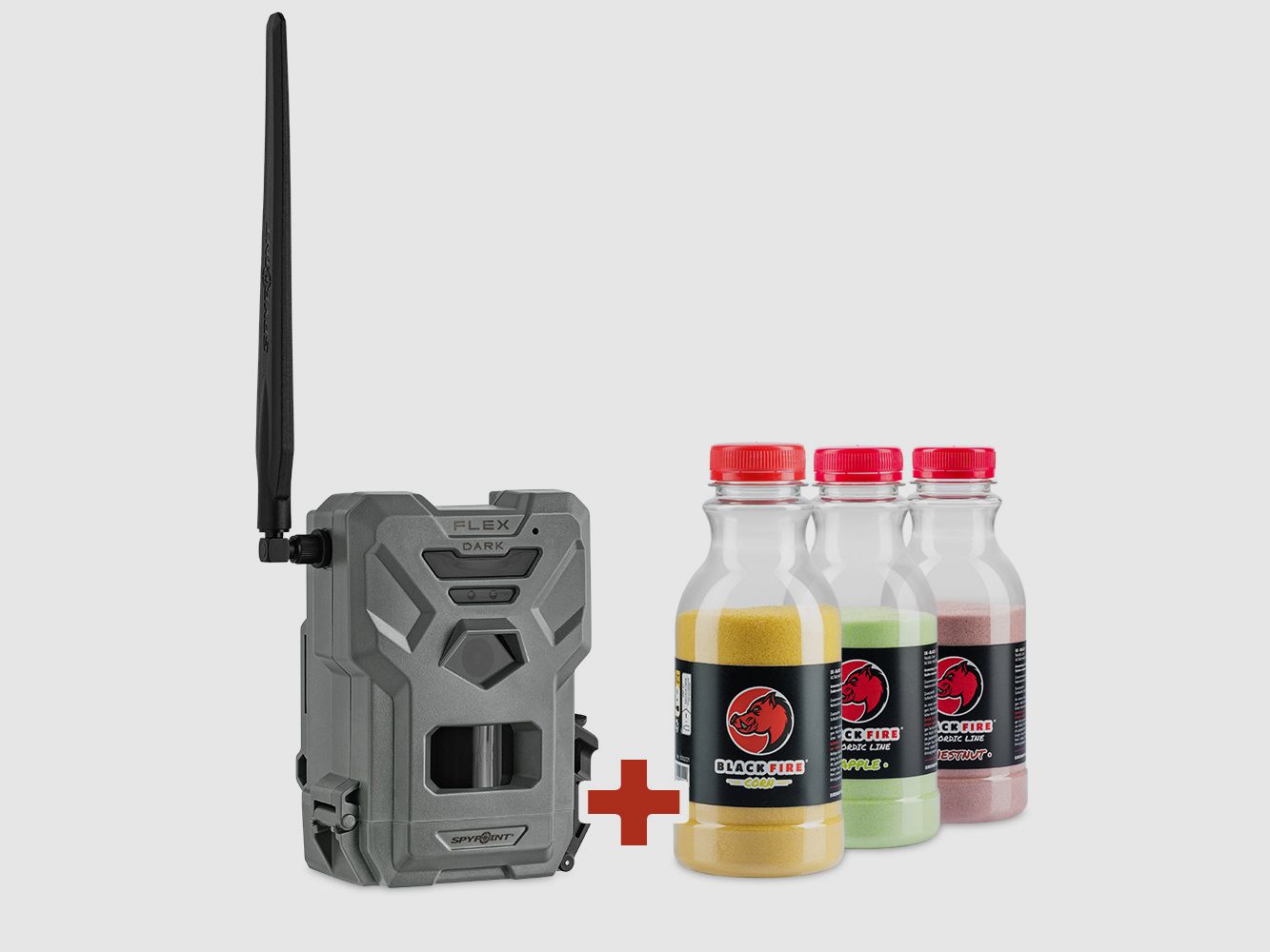 BLACK FLEX Bundle 2 - SPYPOINT FLEX-DARK + BLACK FIRE Nordic Line