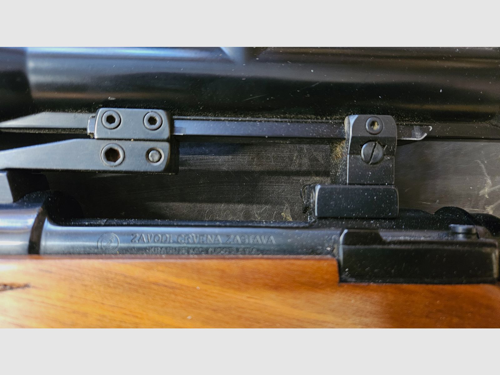 Zastava 98er in 7x64 with Zeiss scope in 6x42